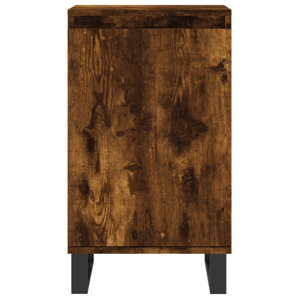 Ablage aus geräucherter Eiche Doria 40x35x70cm (2 St., Holz)