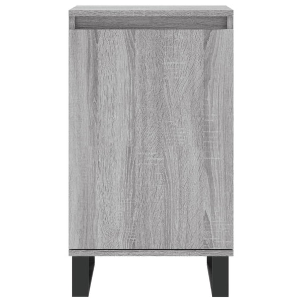 Graue Beistellschränke Doria 40x35x70cm (2 Stück, Holz)