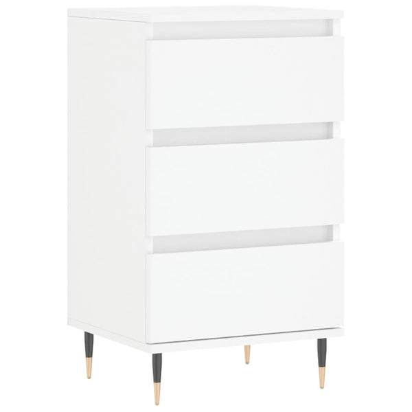 Weißes Sideboard Melica 40x35x70cm (Holz)
