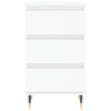 Weißes Sideboard Melica 40x35x70cm (Holz)