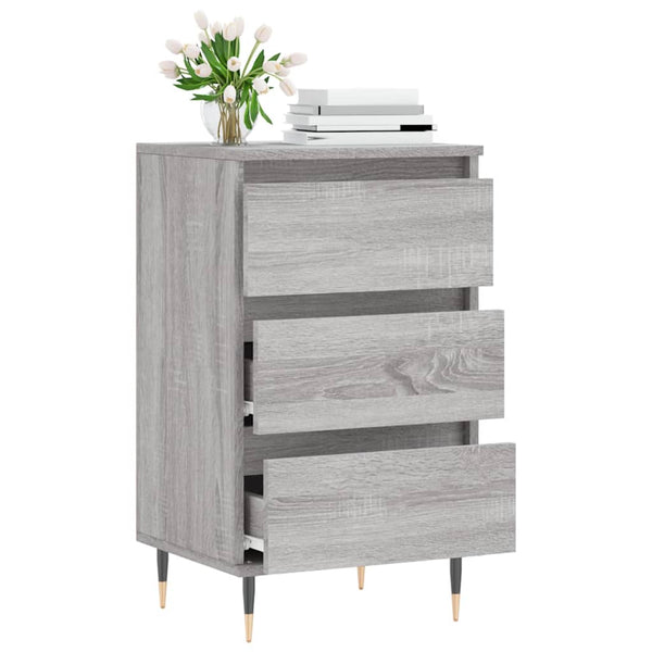 Graues Sideboard Melica 40x35x70cm (Holz)