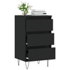 Schwarze Kommode Jessika 40x35x70cm (Holz)