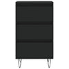 Schwarze Kommode Jessika 40x35x70cm (Holz)
