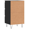 Schwarze Kommode Jessika 40x35x70cm (Holz)