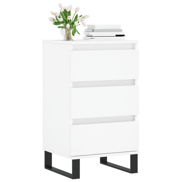 Weißes Sideboard Tinis 40x35x70cm (Holz)