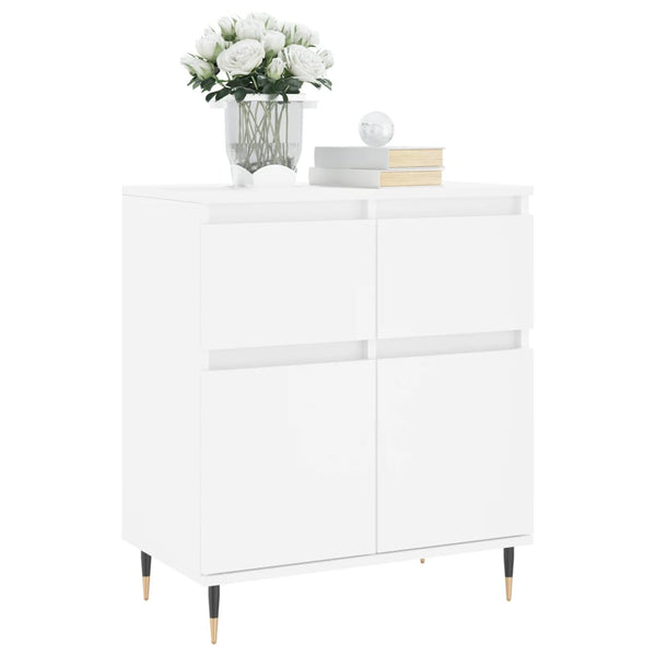 Weißes Sideboard Mesera 60x35x70cm (Holz)
