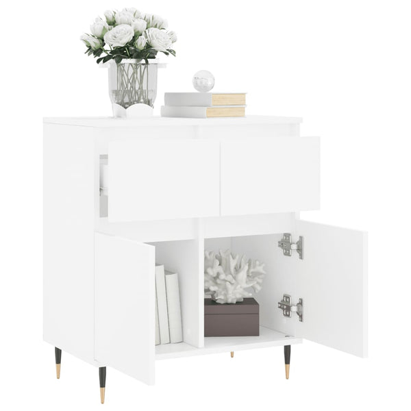 Weißes Sideboard Mesera 60x35x70cm (Holz)