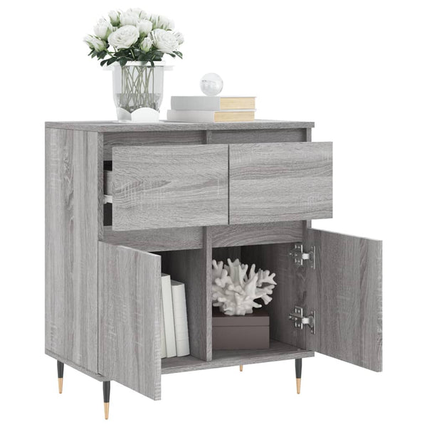 Graues Sideboard Mesera 60x35x70cm (Holz)