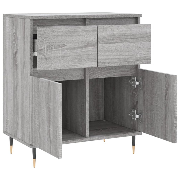 Graues Sideboard Mesera 60x35x70cm (Holz)