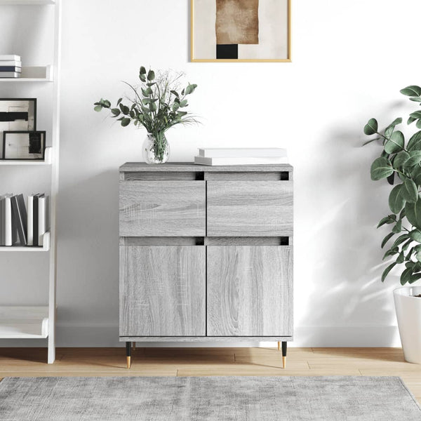 Graues Sideboard Mesera 60x35x70cm (Holz)