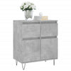 Betongraues Sideboard Eceterina 60x35x70cm (Holz)