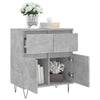 Betongraues Sideboard Eceterina 60x35x70cm (Holz)