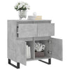 Sideboard Persita 60x35x70cm Betongrau (Holz)