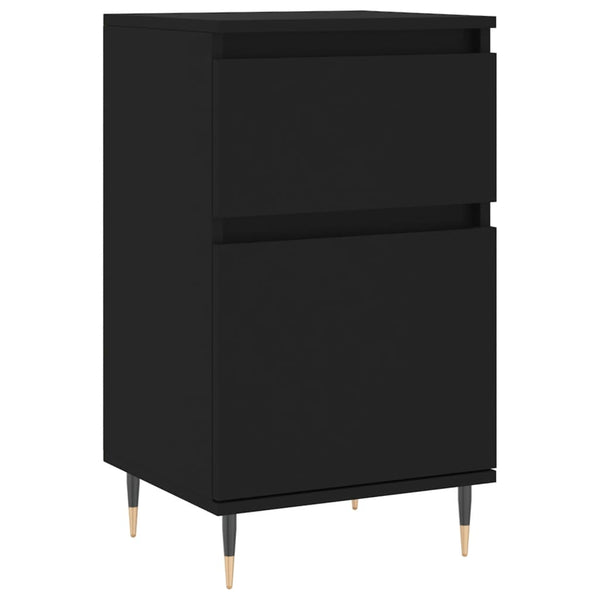 Schwarze Kommoden Mabelle 40x35x70cm (2 Stk. Holz)