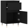 Schwarze Kommoden Mabelle 40x35x70cm (2 Stk. Holz)