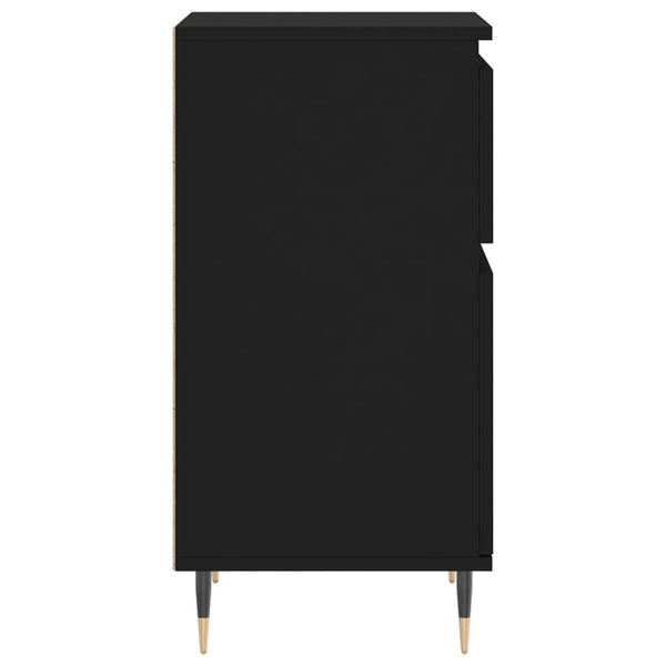 Schwarze Kommoden Mabelle 40x35x70cm (2 Stk. Holz)