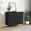 Schwarze Kommoden Mabelle 40x35x70cm (2 Stk. Holz)
