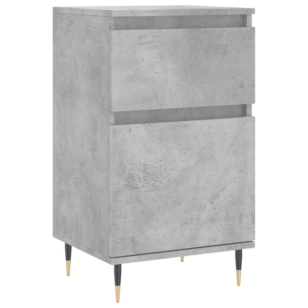 Betongraue Sideboards Mabelle 40x35x70cm (2 Stück Holz)