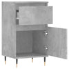 Betongraue Sideboards Mabelle 40x35x70cm (2 Stück Holz)