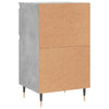 Betongraue Sideboards Mabelle 40x35x70cm (2 Stück Holz)