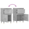 Betongraue Sideboards Mabelle 40x35x70cm (2 Stück Holz)