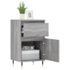 Graues Sideboard Mabelle 40x35x70cm (2 Stück Holz)