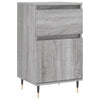 Graues Sideboard Mabelle 40x35x70cm (2 Stück Holz)