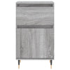 Graues Sideboard Mabelle 40x35x70cm (2 Stück Holz)