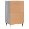 Graues Sideboard Mabelle 40x35x70cm (2 Stück Holz)