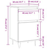Weißes Sideboard Lonna 40x35x70cm (Holz)