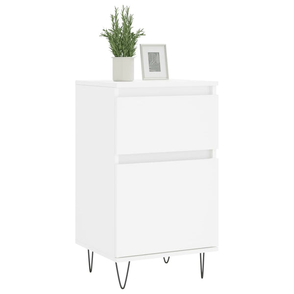 Weiße Kommoden Lonna 40x35x70cm (2 Stück, Holz)