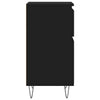 Schwarze Kommoden Lonna 40x35x70cm (2 Stück, Holz)