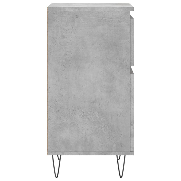 Sideboard Lonna 40x35x70cm Betongrau (Holz)