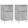 Betongraue Sideboards Lonna 40x35x70cm (2 Stück Holz)