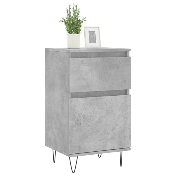 Betongraue Sideboards Lonna 40x35x70cm (2 Stück Holz)