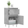 Betongraue Sideboards Lonna 40x35x70cm (2 Stück Holz)