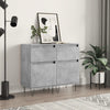Betongraue Sideboards Lonna 40x35x70cm (2 Stück Holz)