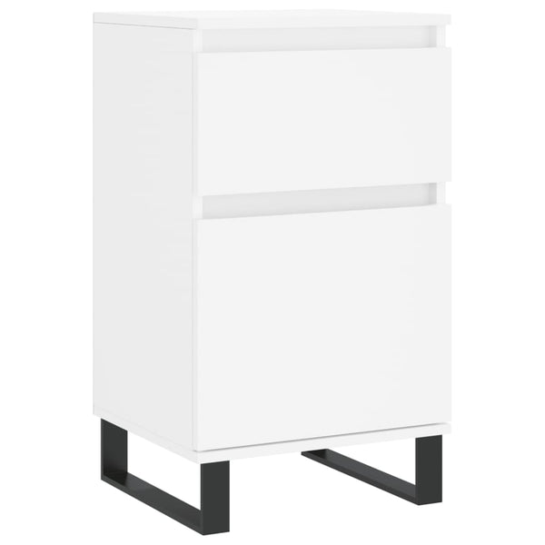Weißes Sideboard Siladie 40x35x70cm (Holz)