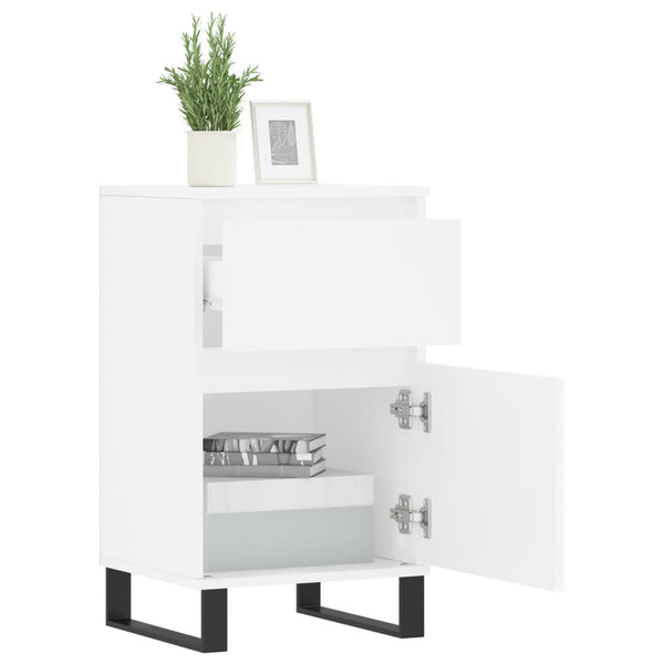 Weißes Sideboard Siladie 40x35x70cm (Holz)