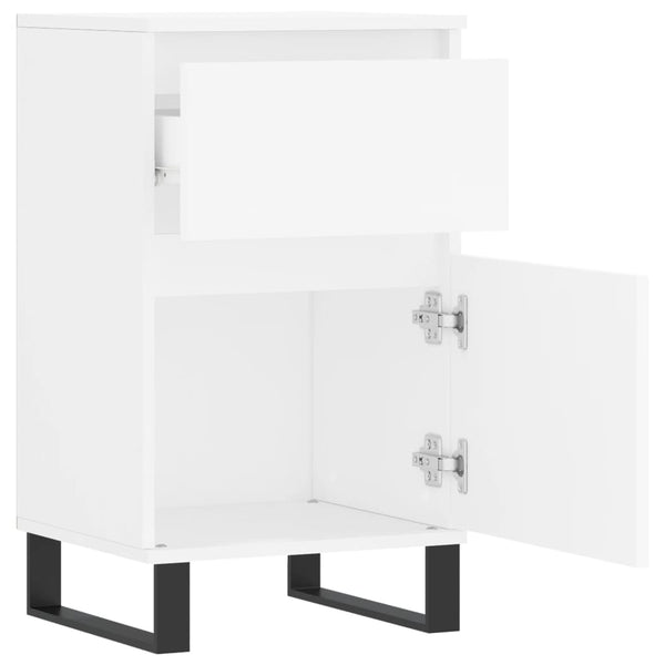 Weißes Sideboard Siladie 40x35x70cm (Holz)