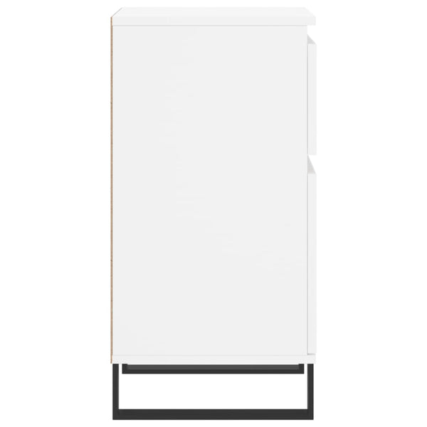 Weißes Sideboard Siladie 40x35x70cm (Holz)