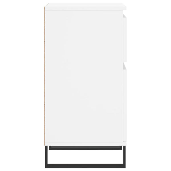Weiße Kommoden Siladie 40x35x70cm (2 Stück, Holz)