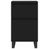 Schwarze Kommoden Siladie 40x35x70cm (2 Stück Holz)