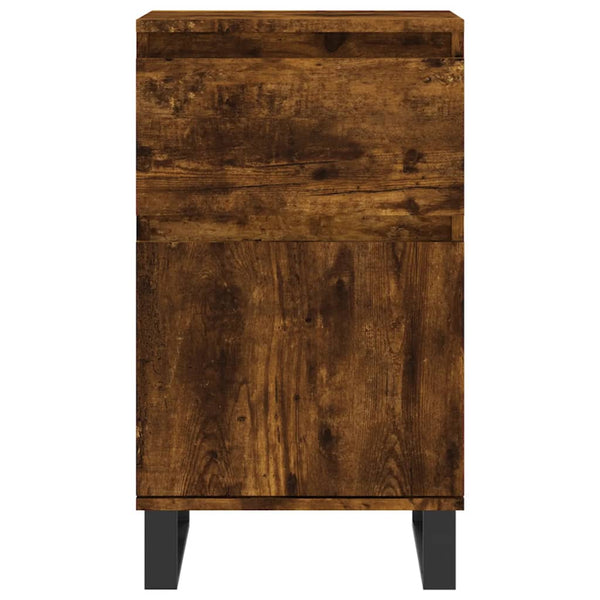 Räuchereiche Sideboard Siladie 40x35x70cm (2 Stück, Holz)