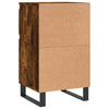 Räuchereiche Sideboard Siladie 40x35x70cm (2 Stück, Holz)