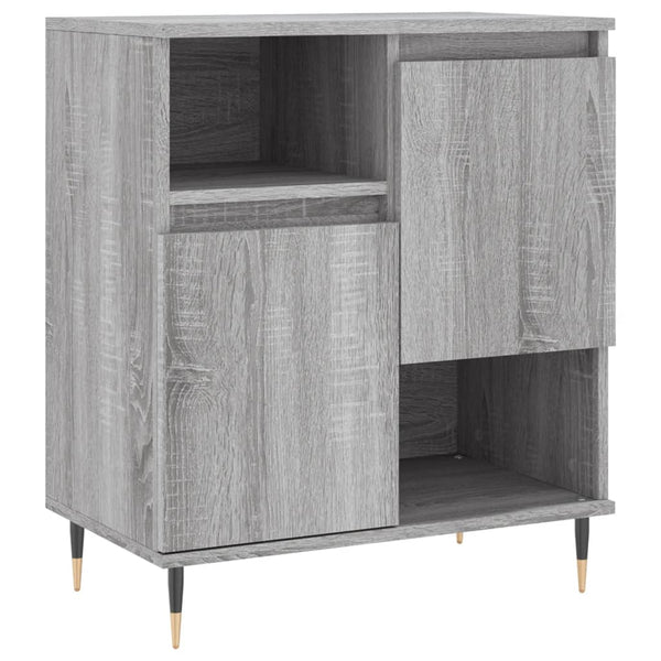Graues Sideboard Leontina 60x35x70cm (Holz)