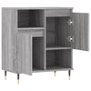 Graues Sideboard Leontina 60x35x70cm (Holz)