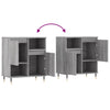 Graues Sideboard Leontina 60x35x70cm (Holz)