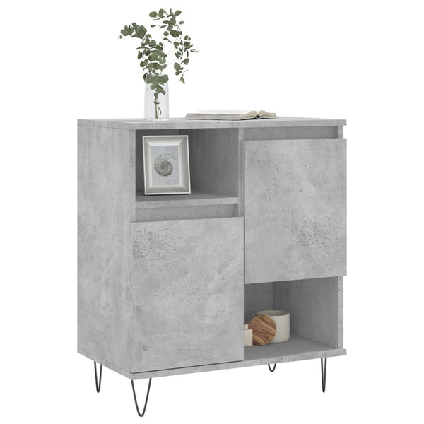 Betongraues Sideboard Otilia 60x35x70cm (Holz)