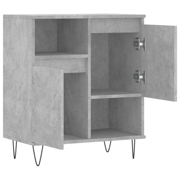 Betongraues Sideboard Otilia 60x35x70cm (Holz)